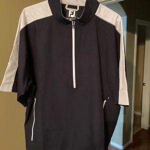 FootJoy 1/4 Zip Short Sleeve Rain/Wind Shirt